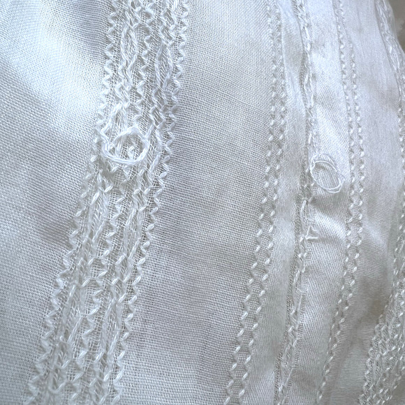 Vintage 70s Christian Dior Prairie Long Night Gown & Robe Womens Medium - Picture 13 of 16